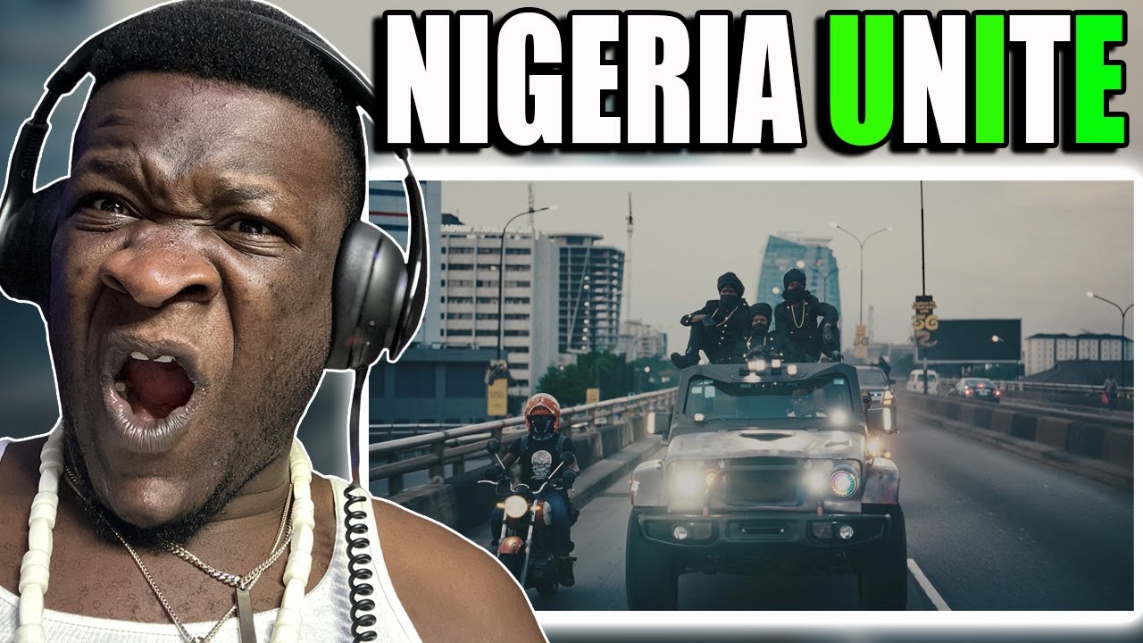 AMERICAN RAPPER REACTS | J Hus - Militerian ft. Naira Marley (Official Music Video)