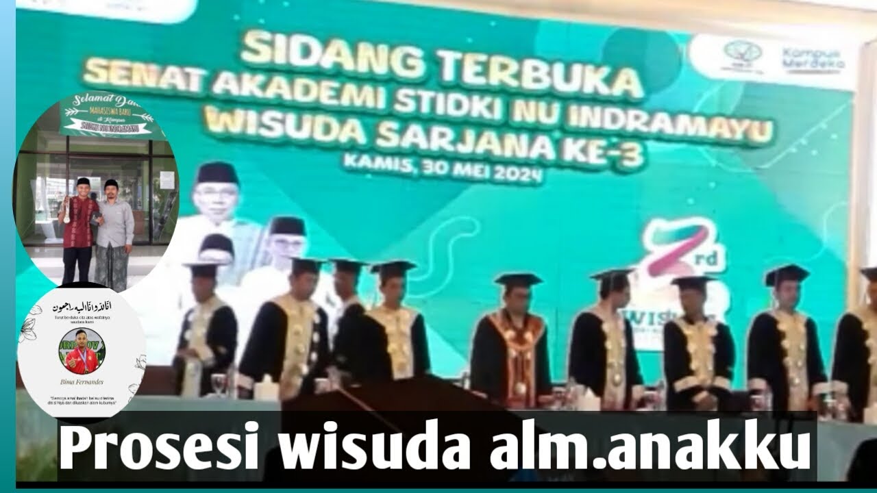 MEWAKILI UNDANGAN WISUDA ALM.ANAKKU SAYANG #wisuda30mei2024diapitahotelcirebon