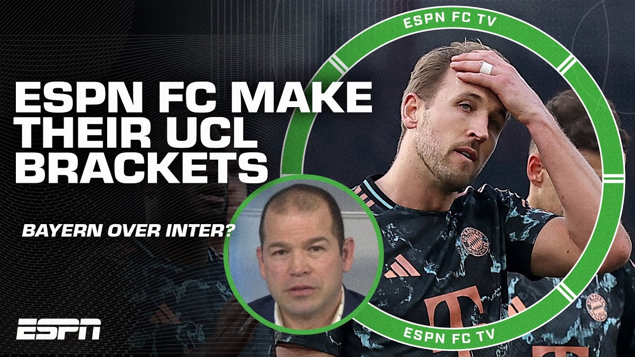 CHAMPIONS LEAGUE BRACKETS 🤔 Ale Moreno has Bayern Munich over Inter Milan 👀 | ESPN FC