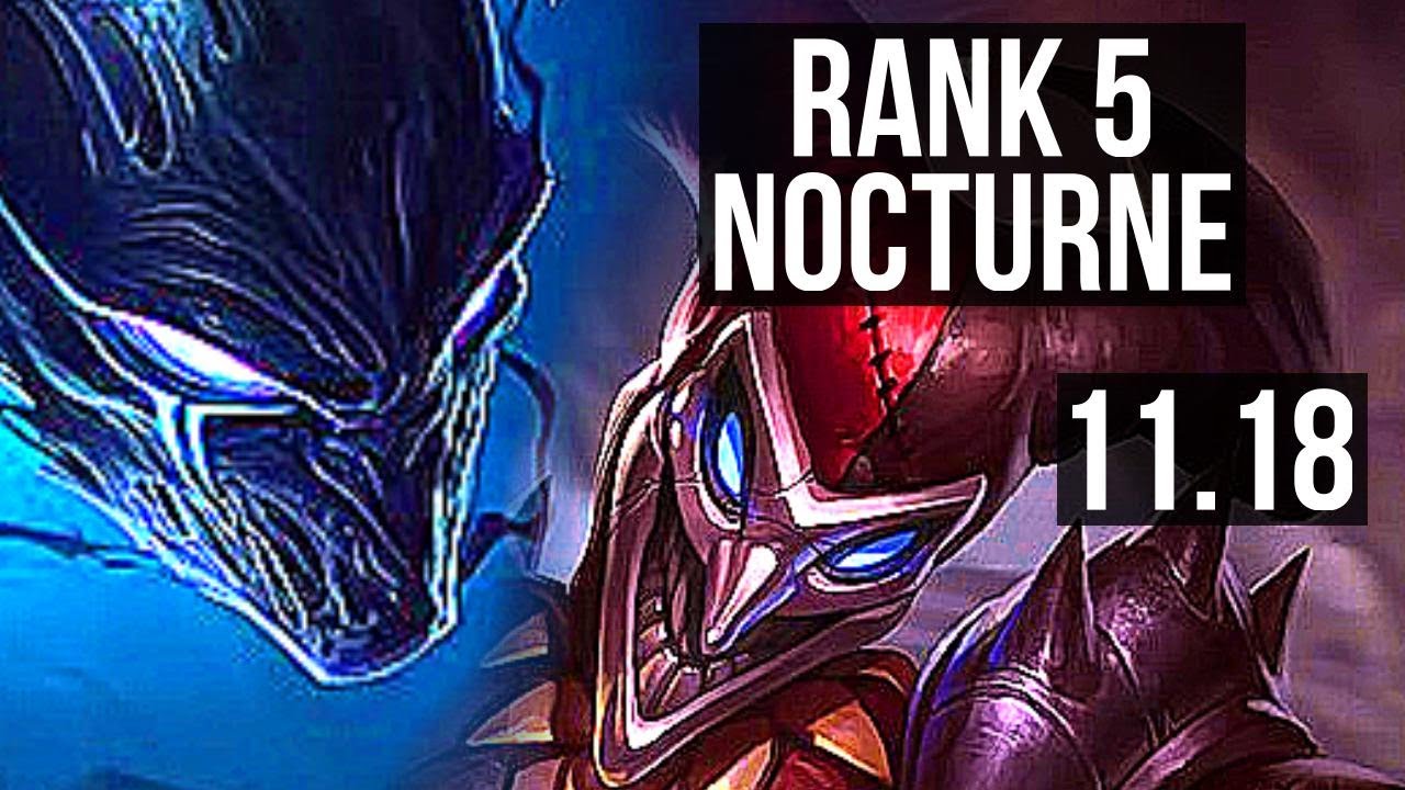 NOCTURNE vs SHACO (JUNGLE) | Rank 5 Nocturne, Legendary, 16/6/15 | BR Challenger | v11.18