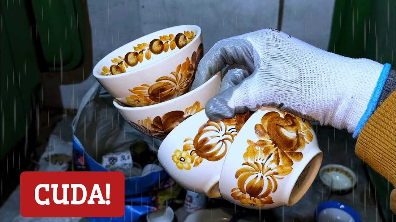 Ludzie wyrzucają do śmieci fajansowe CUDA PRL! Śmietnikowy Raj odc.305