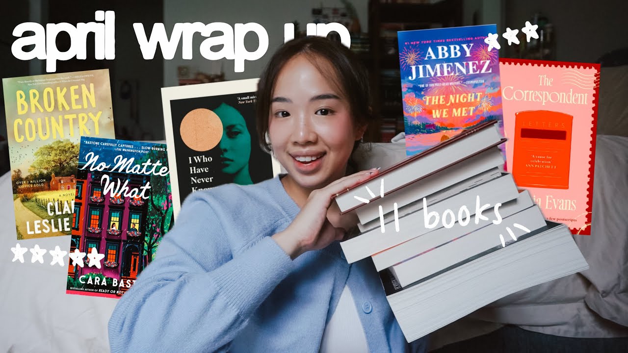 Все 11 книг, которые я прочитала в апреле! *Итоги чтения за апрель*