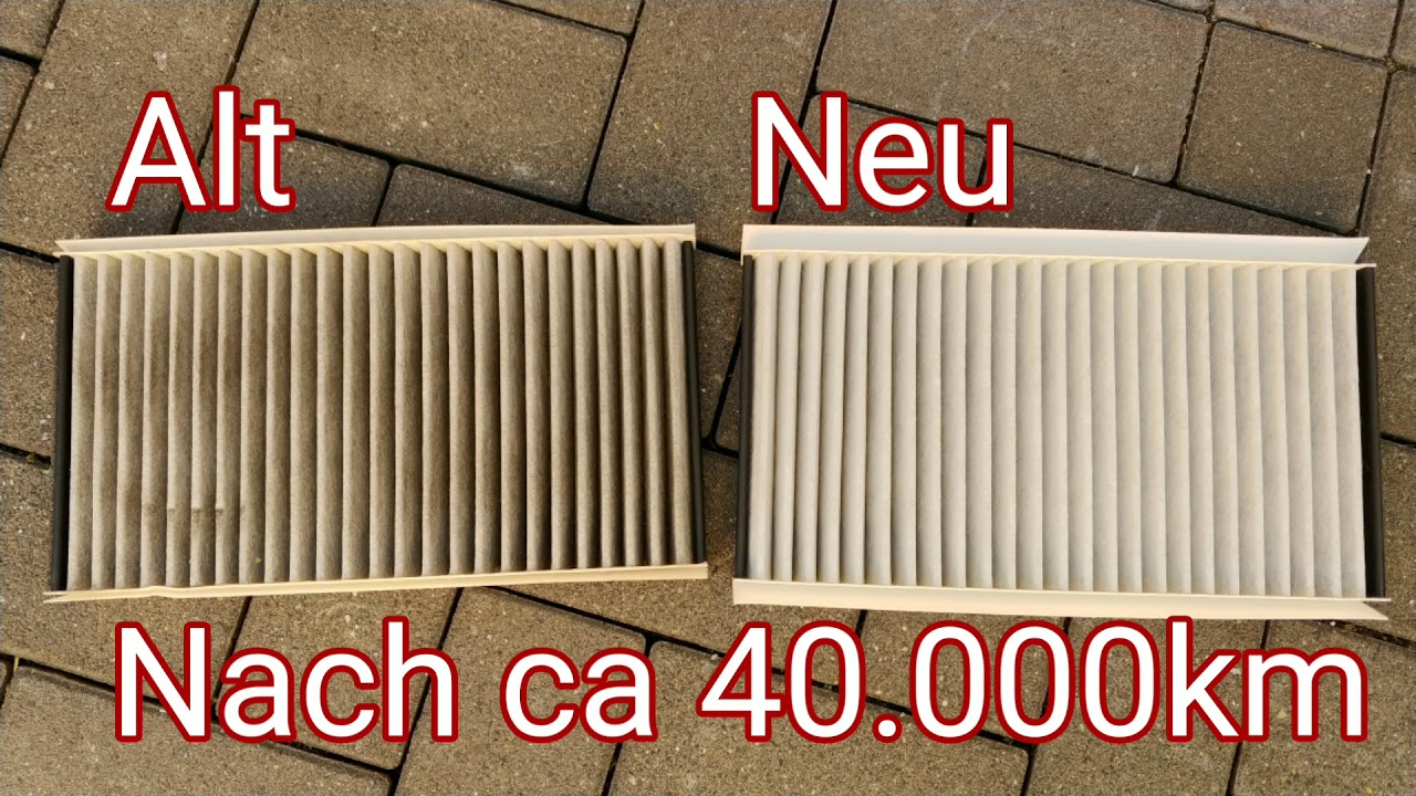 Innenraumfilter wechseln, Pollenfilter tauschen BMW E60 E61