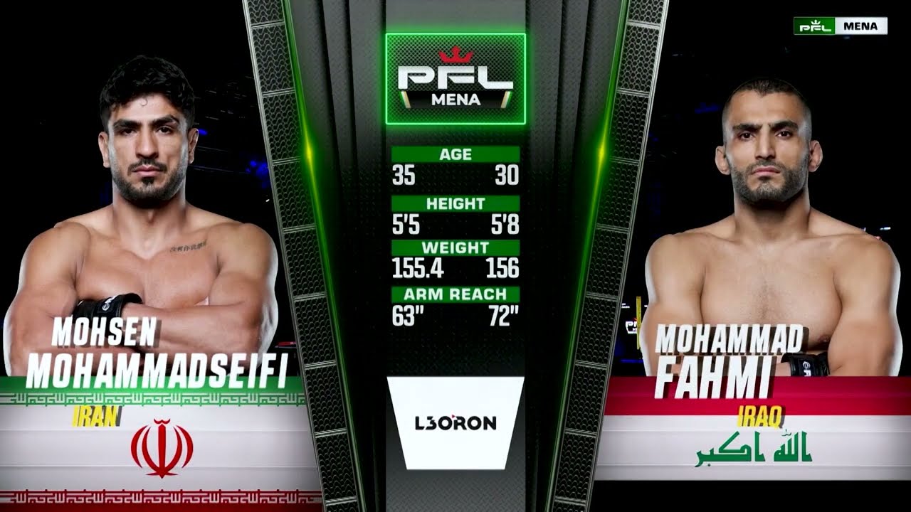 2025 PFL MENA 3 Fight Highlight: Mohsen Mohammadseifi vs Mohammad Fahmi