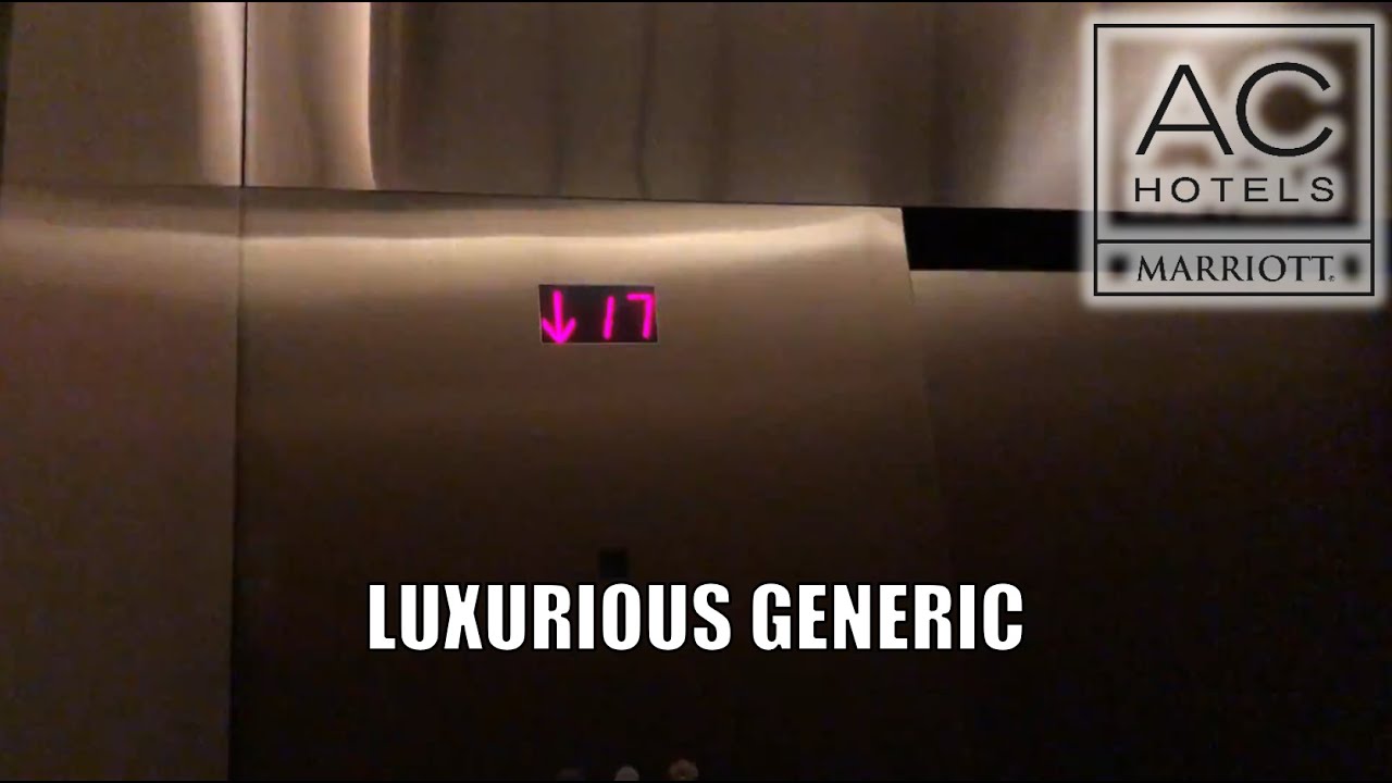 Spacious and Beautiful Generic Traction Elevators - AC Hotel by Marriott Downtown in NYC