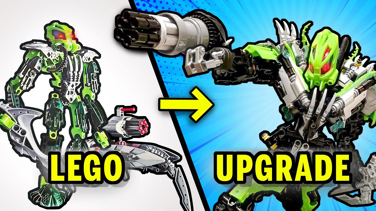 Использование деталей LEGO от LESOVIKK для создания самодельных моделей Bionicle