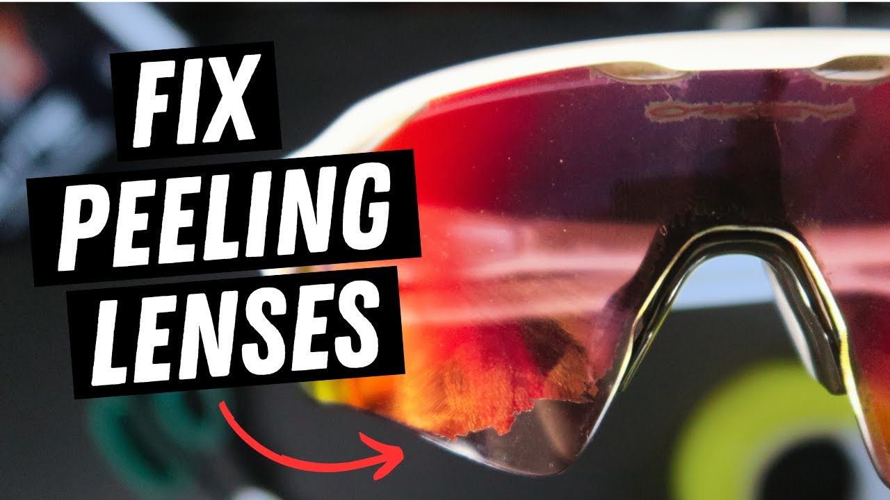 Как исправить отслоение солнцезащитных очков Oakley