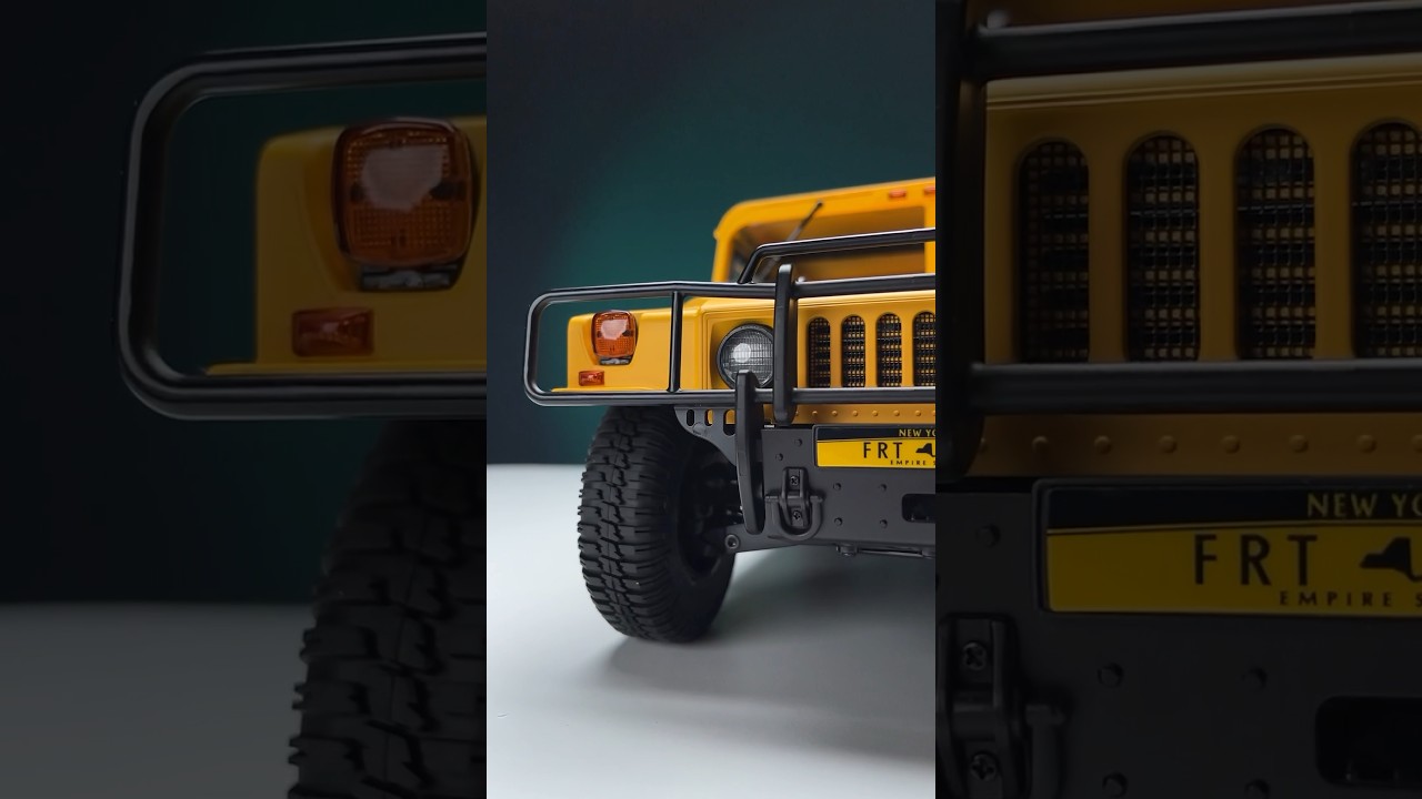 The most detailed Hummer H1 I have ever seen. FMS Model. 1/12 scale remote control #rccar