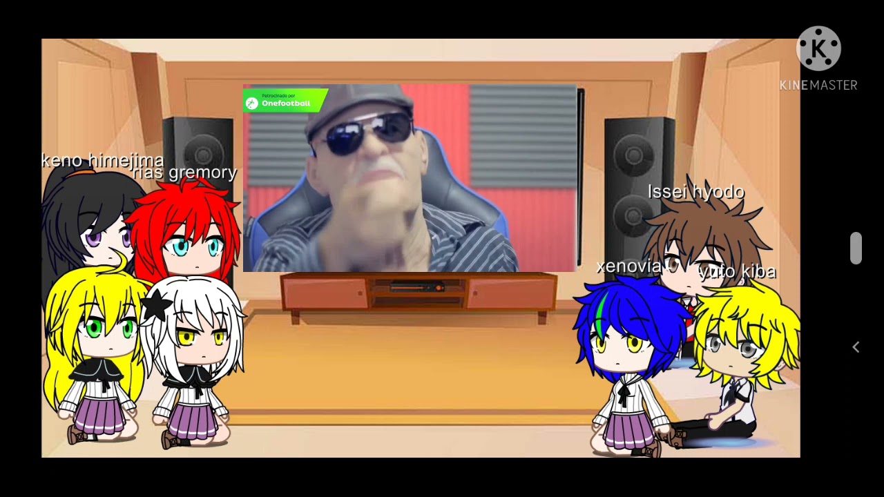 el clan gremory reacciona a yunaiker parte no se :'v