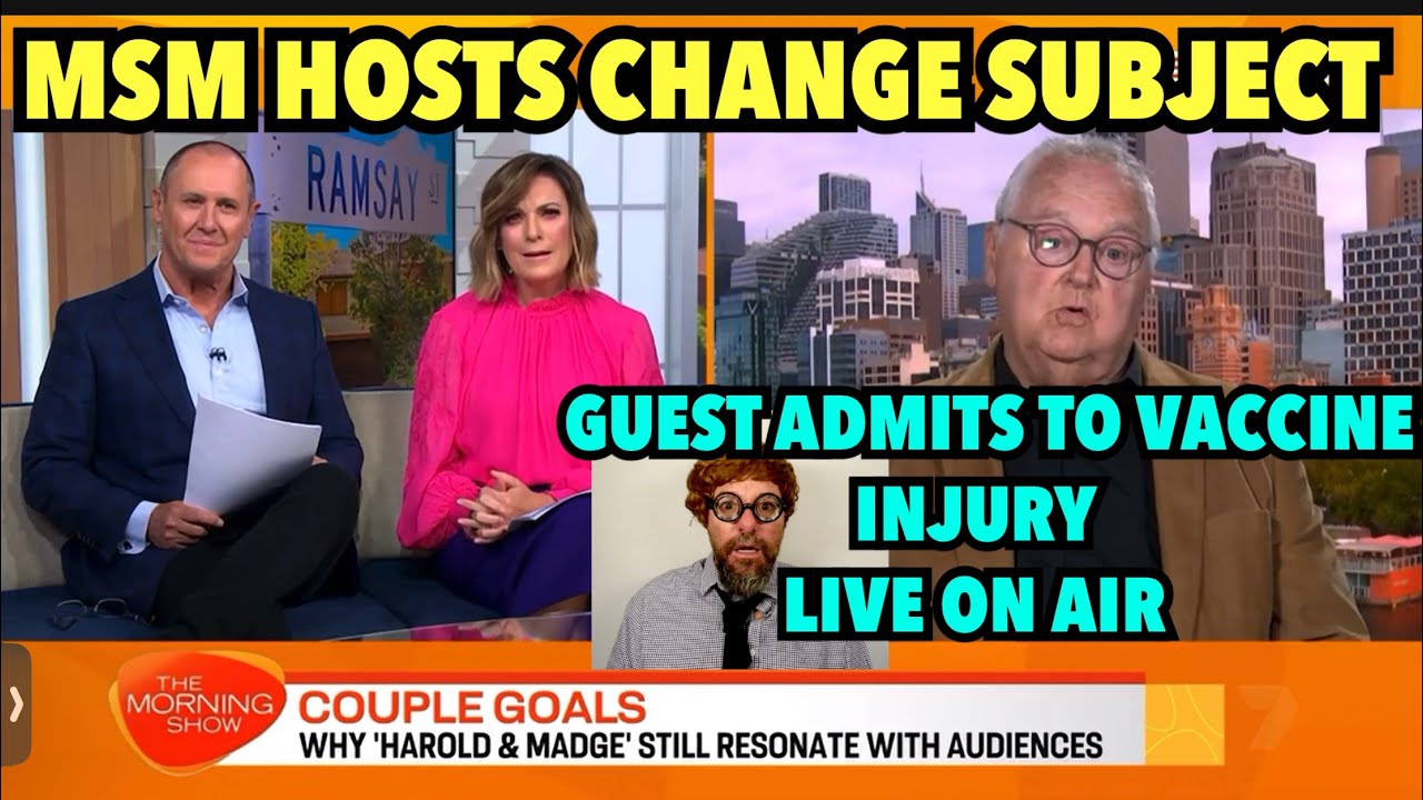 LIVE ON AIR | Harold Bishop admits Madge Can&rsquo;t Make it to the Live MSM Broadcast due to Vax Injury