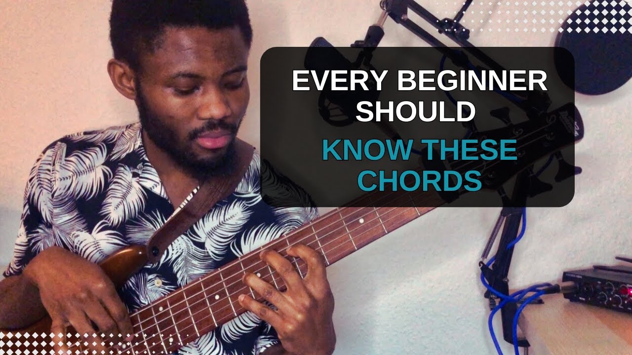 SIMPLE CHORDS EVERY BEGINNER SHOULD KNOW || Bass Lesson For Beginners 