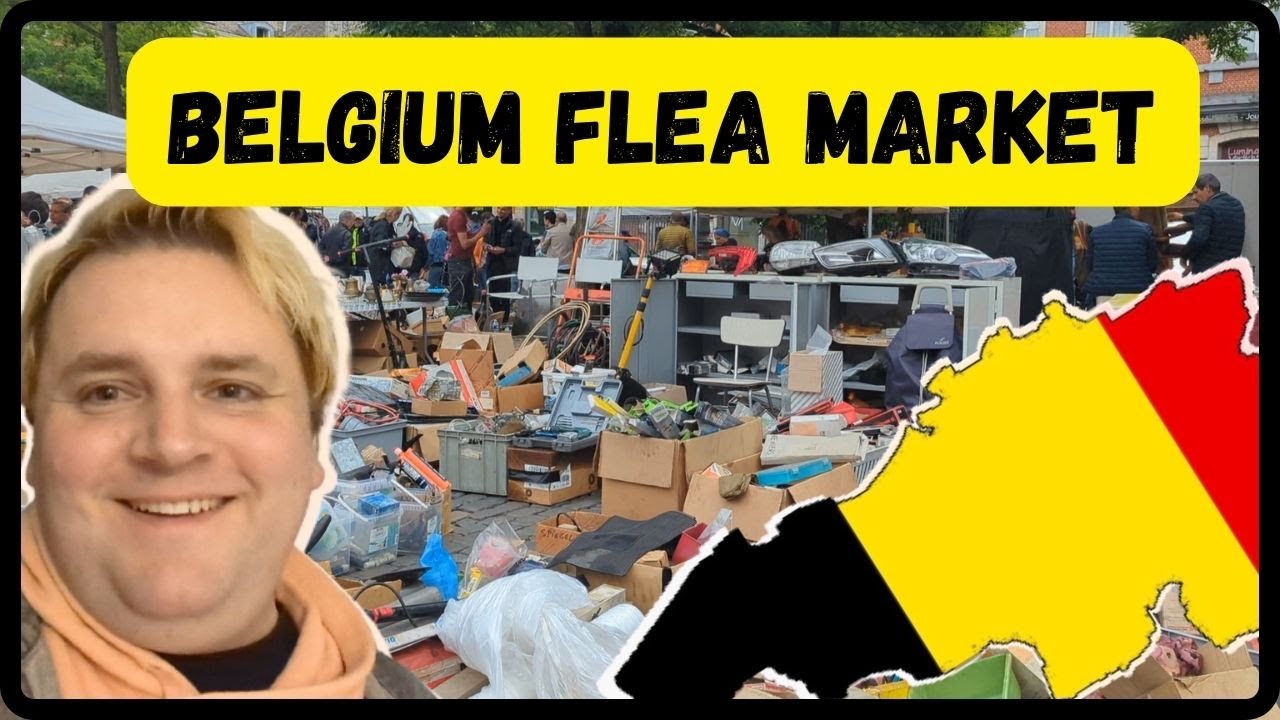 A Reseller in Belgium Day 1 : Flea Market | Thrift Store | Charity Shops | Chocolate Waffles