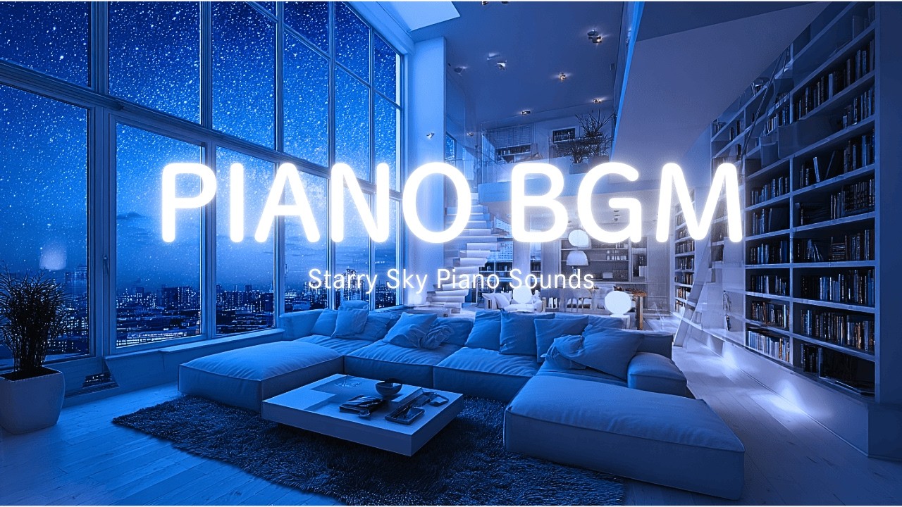 【 Piano Sound 】星空を眺めて聴くピアノサウンド🎹 | 癒しの時間 | リラックスできるピアノBGM #ピアノ #piano #癒し #BGM #星空