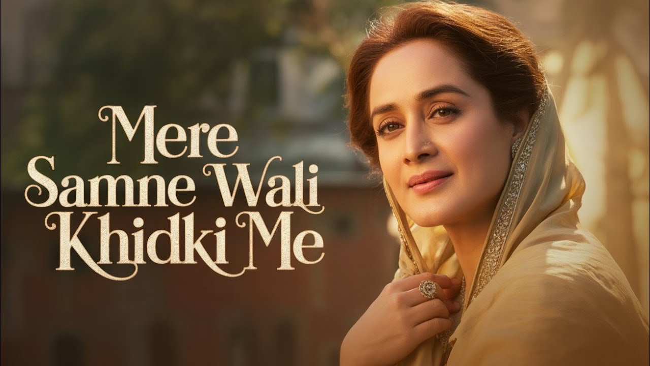 Mere Samne Wali Khidki Mein | Kishore Kumar Lyrical | Sunil Dutt, Saira Banu | Romantic Old Song