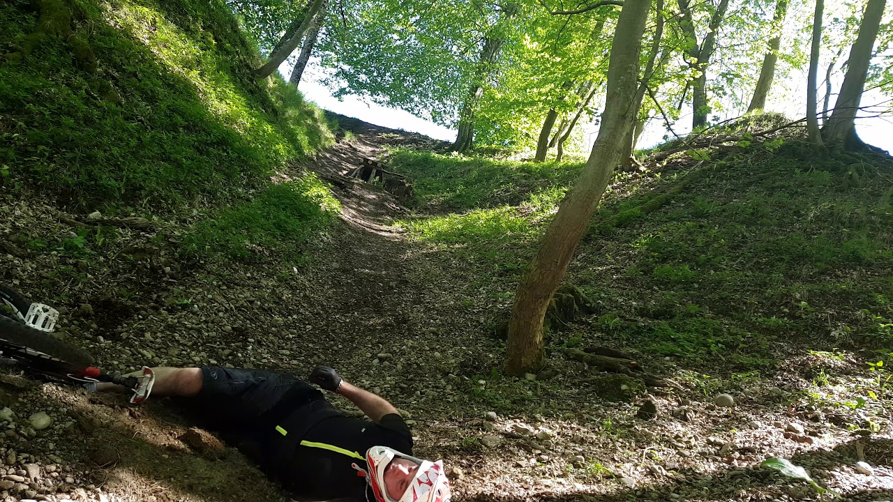 Downhill fall Landsberg Am Lech