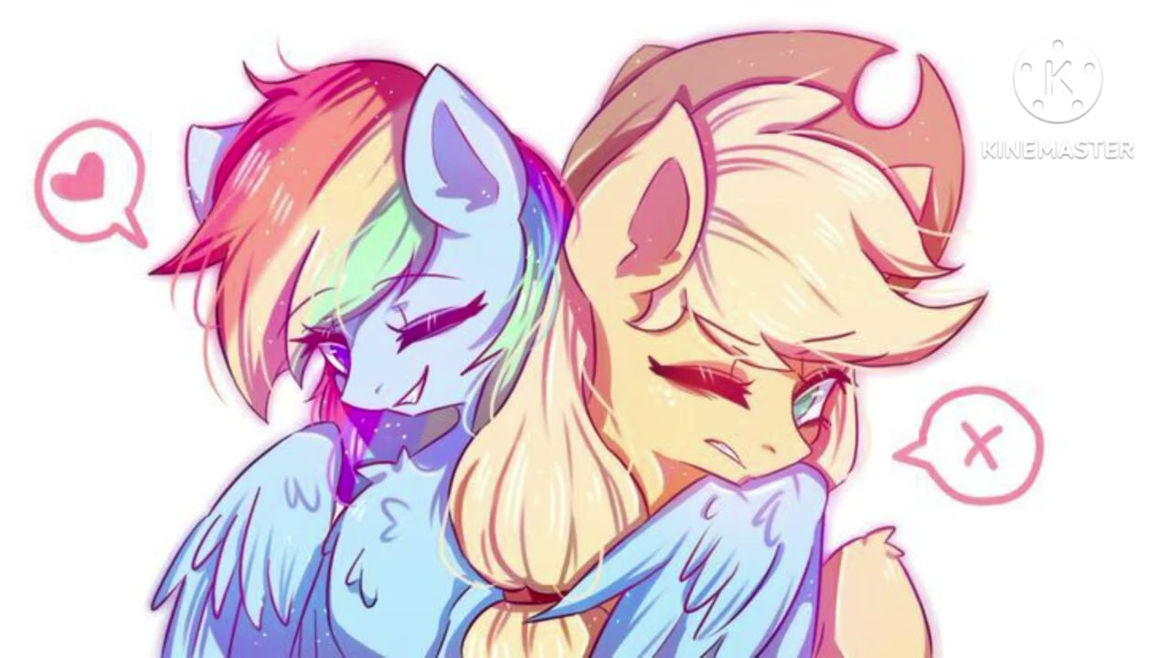 MLP FIM : Applejack and Raibow Dash Tribute 1 ~ ( Love Me like You) 