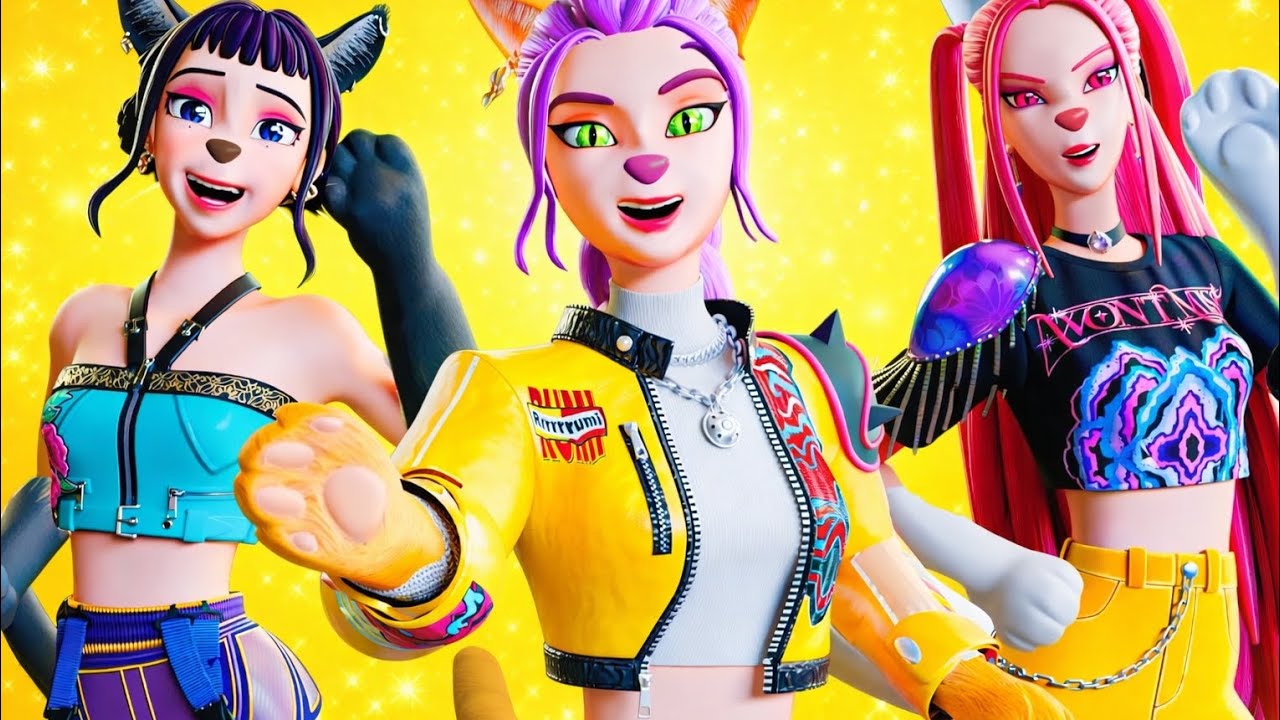 ¡RUMI, MIRA y ZOEY se convierten en GATAS! 🐱 | KPop Demon Hunters Animación
