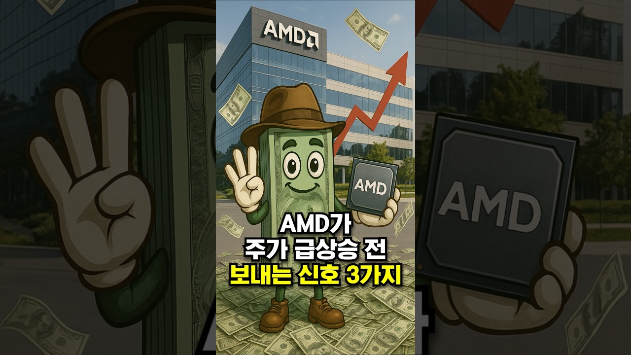 AMD가 주가 급상승 전 보내는 신호 3가지
