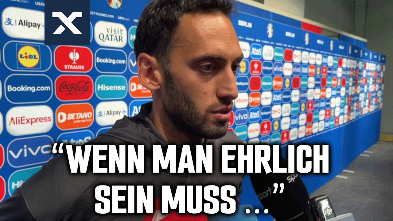 Hakan Calhanoglu &uuml;ber das bittere Viertelfinal-Aus | T&uuml;rkei 1:2 Niederlande | EURO 2024