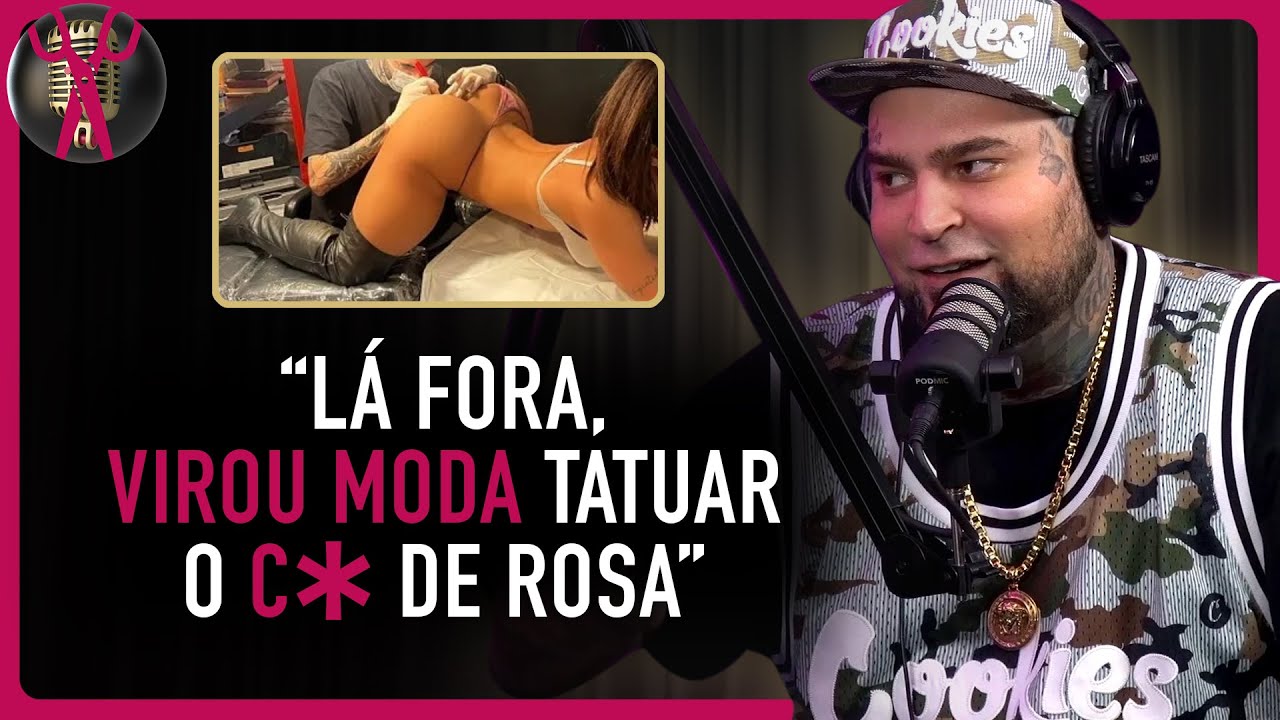 VIROU MODA TATUAR O C* DE ROSA