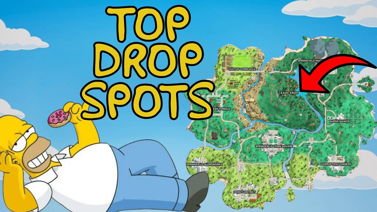 The best DROP SPOTS for the new Simpsons season