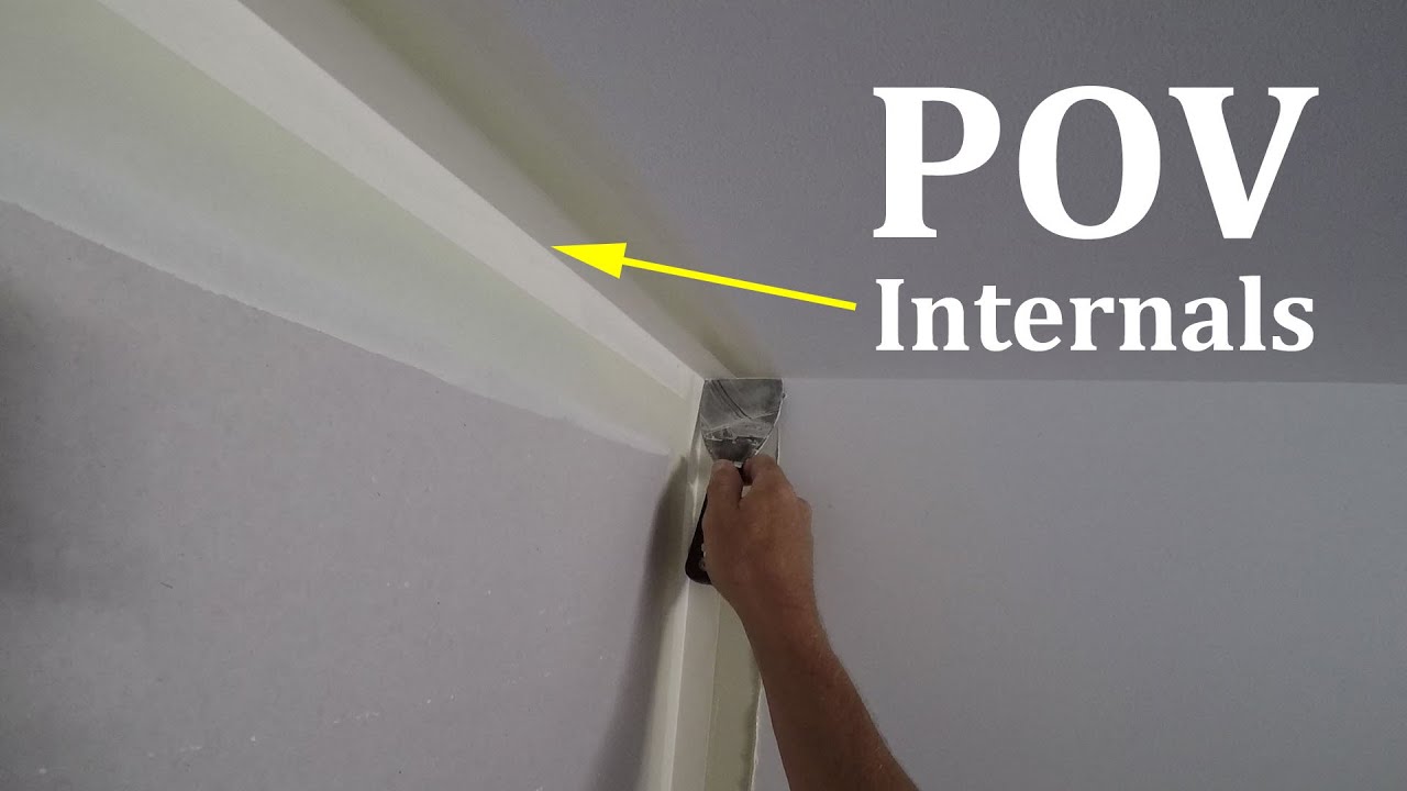 How to tape Plasterboard Internal Corners