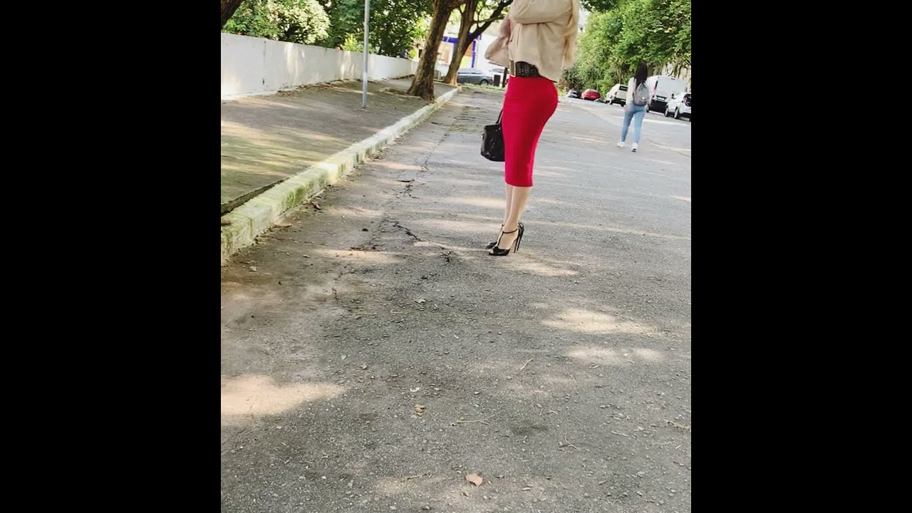 Crossdresser Ana - Going outdoor day 52