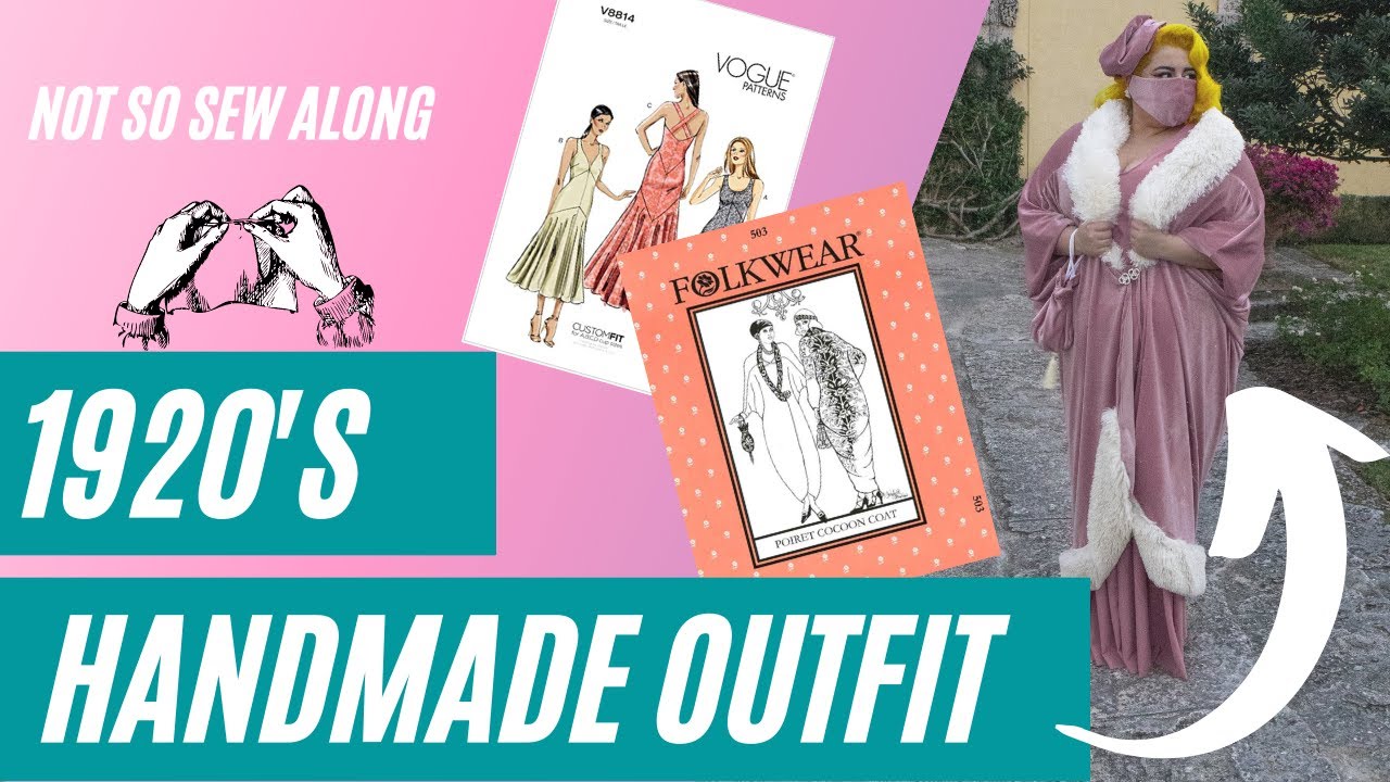 1920's Handmade Outfit, Plus Size Edition - Not So Sew Along with Gatsby Pinup Miami at Vizcaya