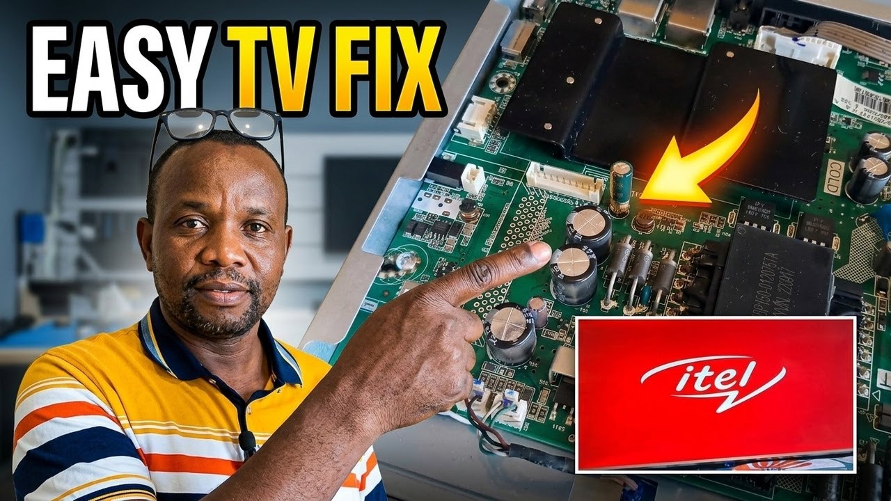 Itel 65 Inch LED TV No Backlight (Dark Screen) DIY Repair