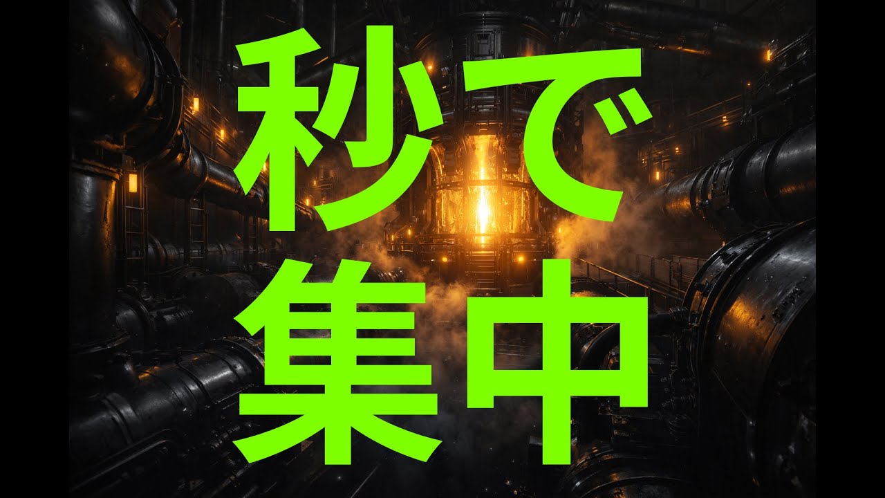 【秒で集中】Heavy Industrial Techno for Deep Focus ⚡ 脳を覚醒させる重低音・作業用BGM