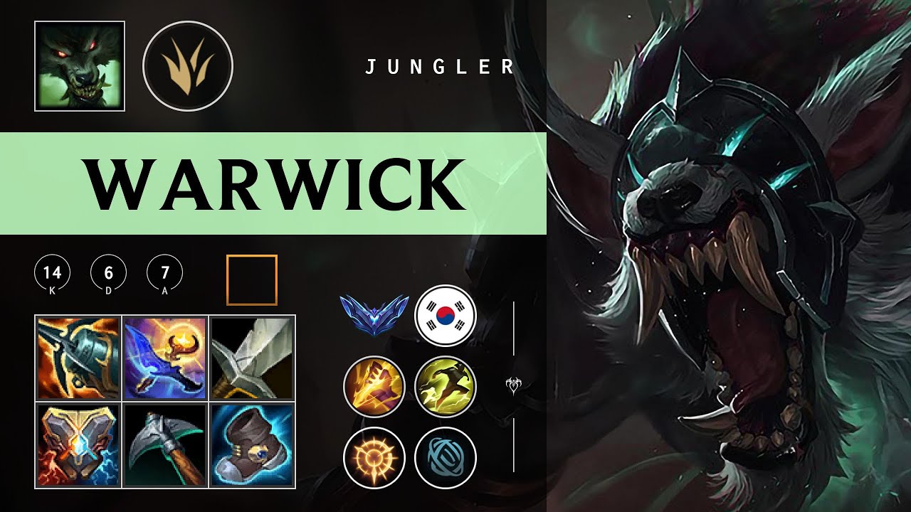 Warwick Jungle vs Vi - KR Diamond Patch 26.02