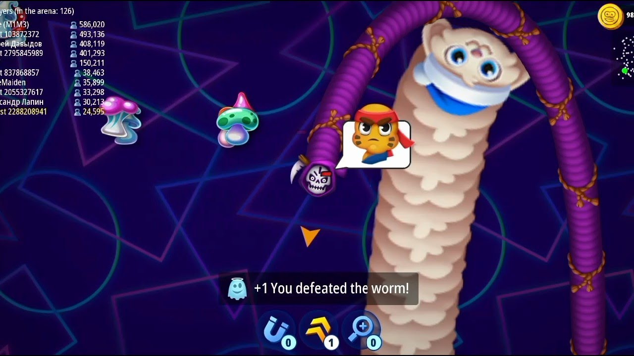Worms Zone io Biggest Snake New Record 2025| Saamp Wala Game oggy jack #saamp#Ravindrasgaming