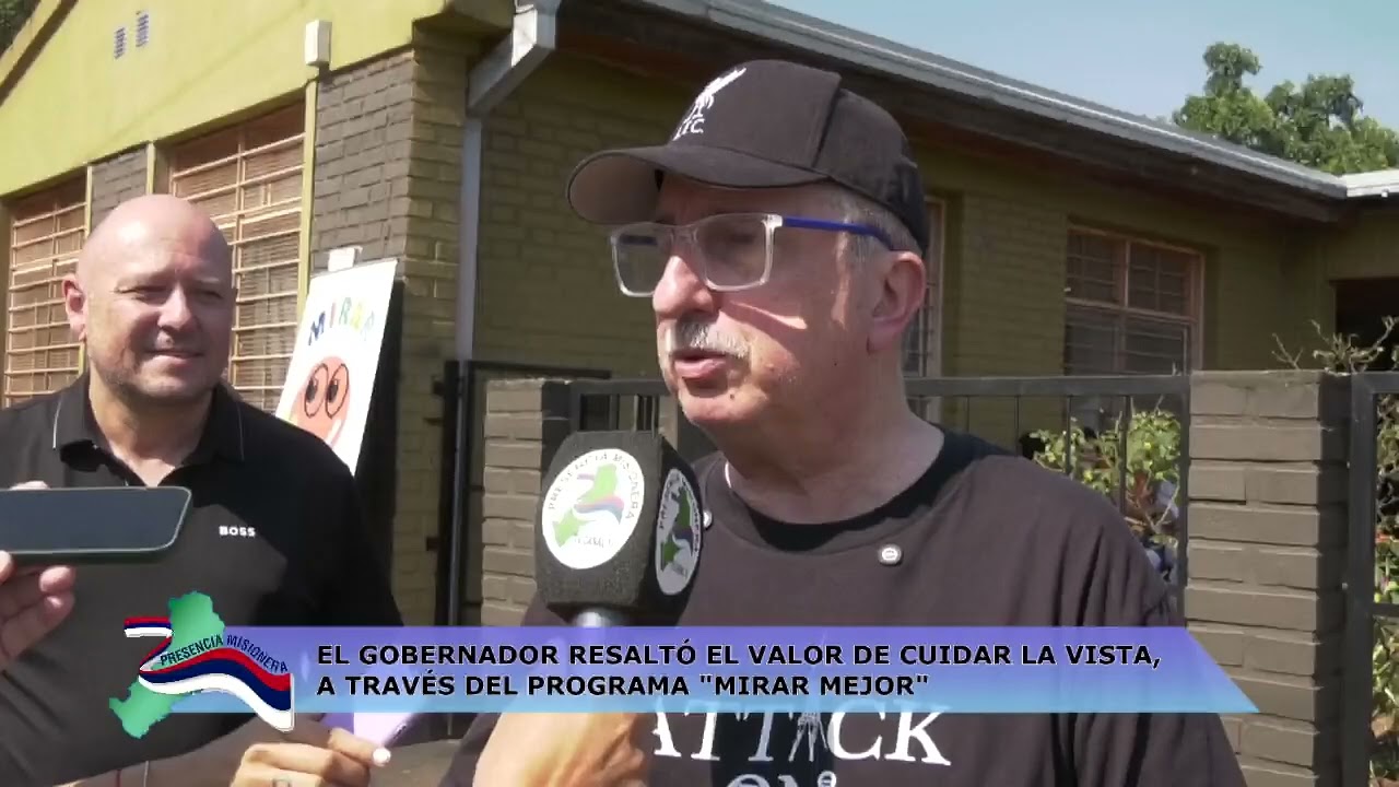 HUGO PASSALACQUA, GOBERNADOR: EL VALOR DE CUIDAR LA VISTA A TRAVÉS DEL PROGRAMA 