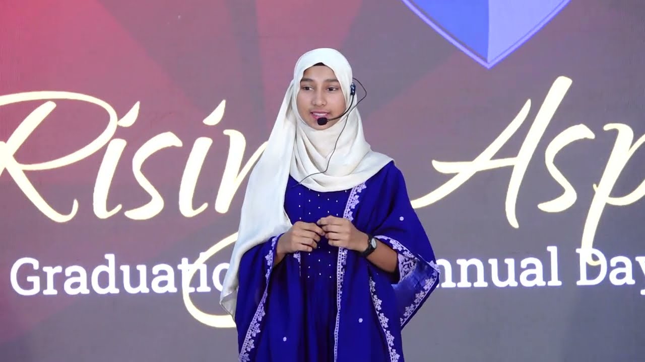 Importance of Islamic Education- Speech, Annual Day 2025-26, Aspire International School, Davanagere
