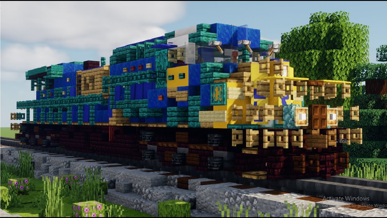 Minecraft CSX GE AC4400CW Tutorial [NEW]