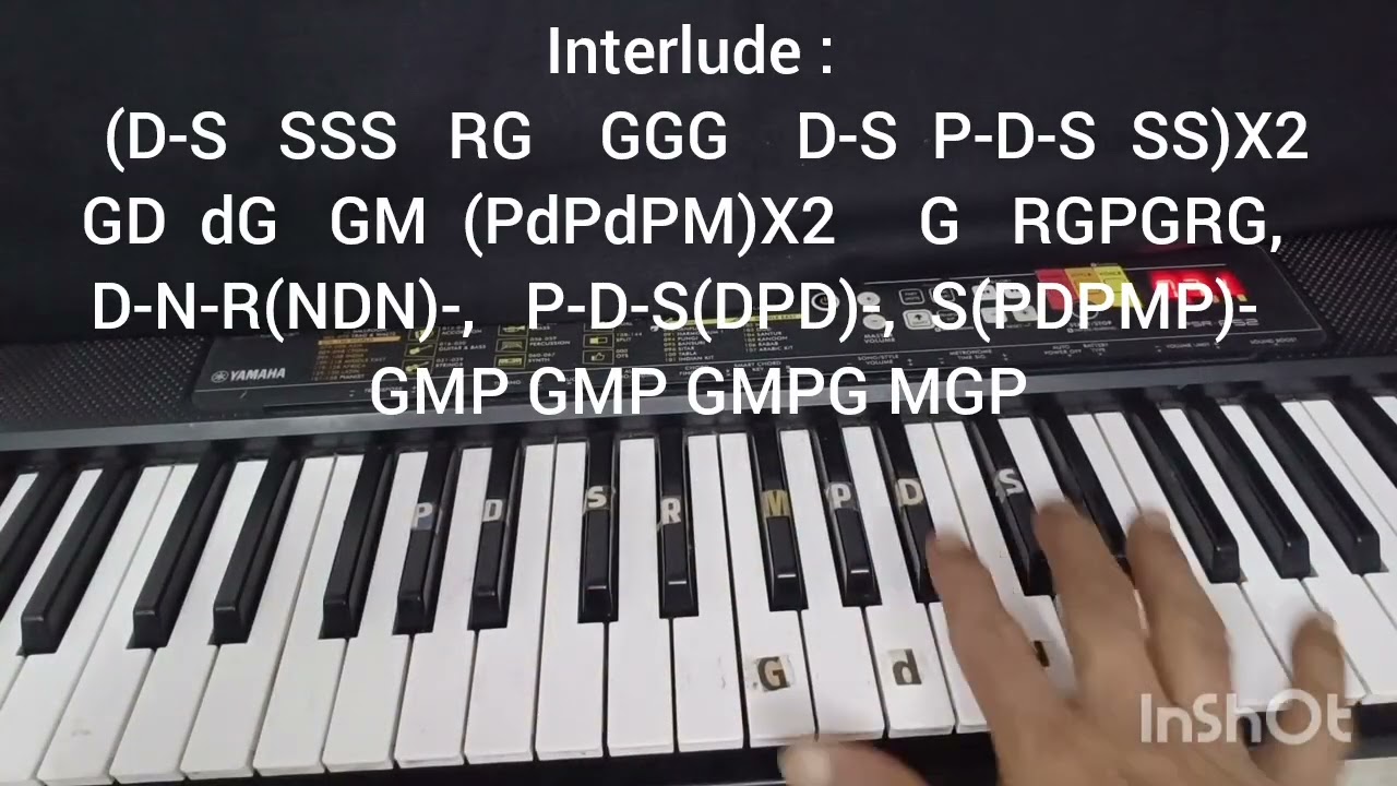 Mere Sang Sang Aaya Teri (with music part) - Tutorial.