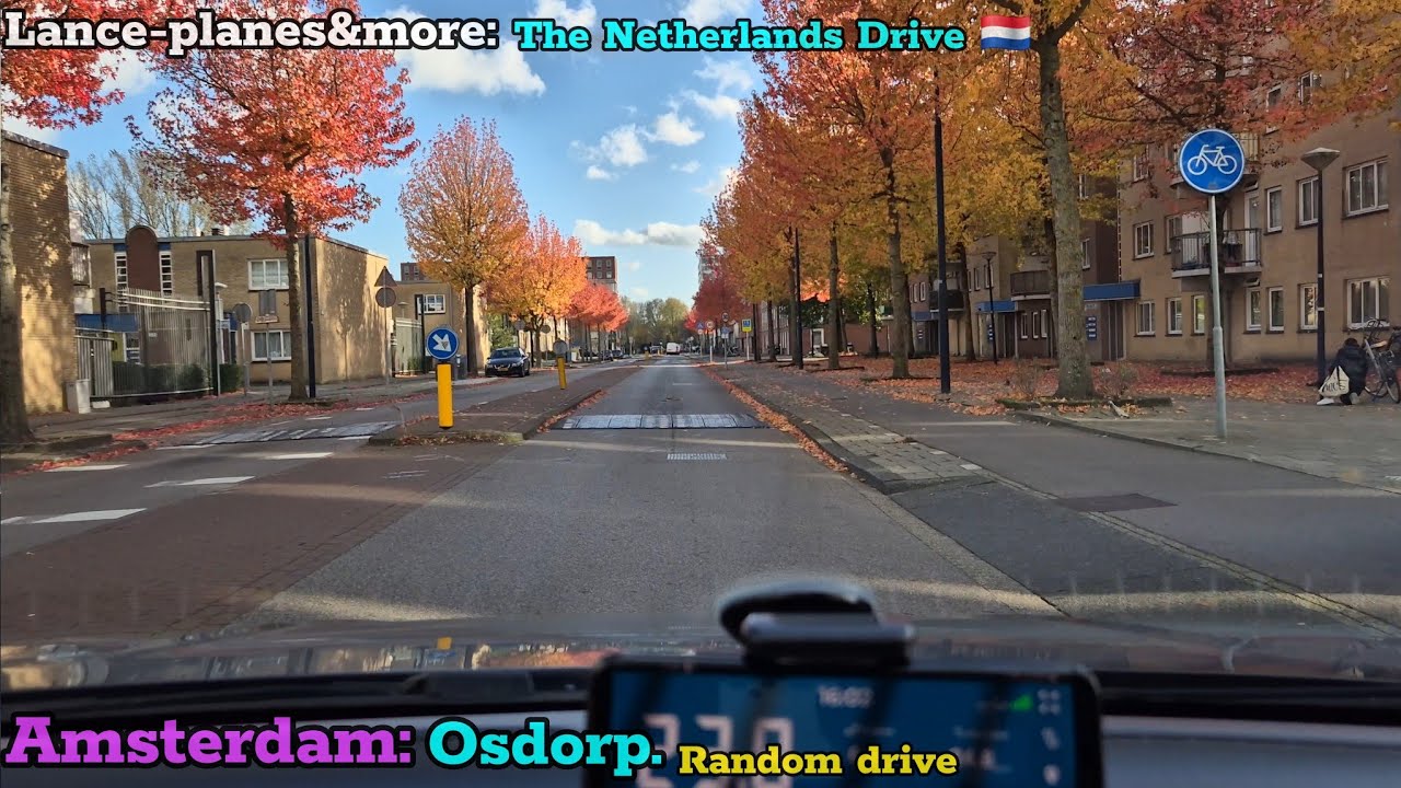 (4K) Driving; Amsterdam - Osdorp 🇳🇱. Random drive. Osdorpplein and much more. The Netherlands Drive