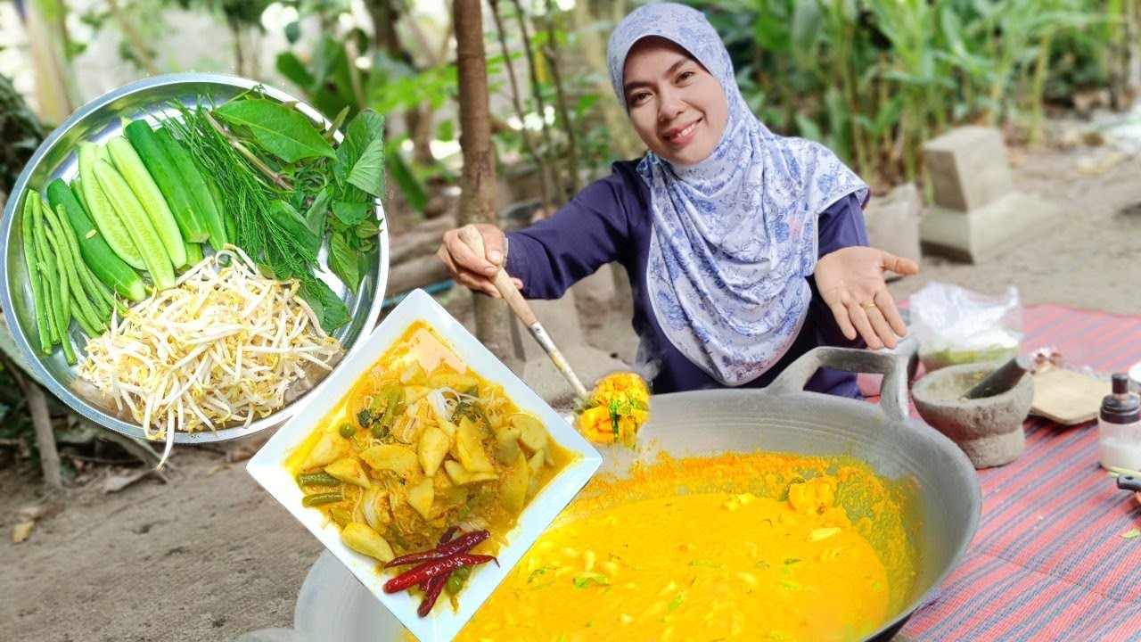 Mari kita buat laksa thai kuah pekat2 sangat sedap kak2 yo Oooo#น้ำยาขนมจีน