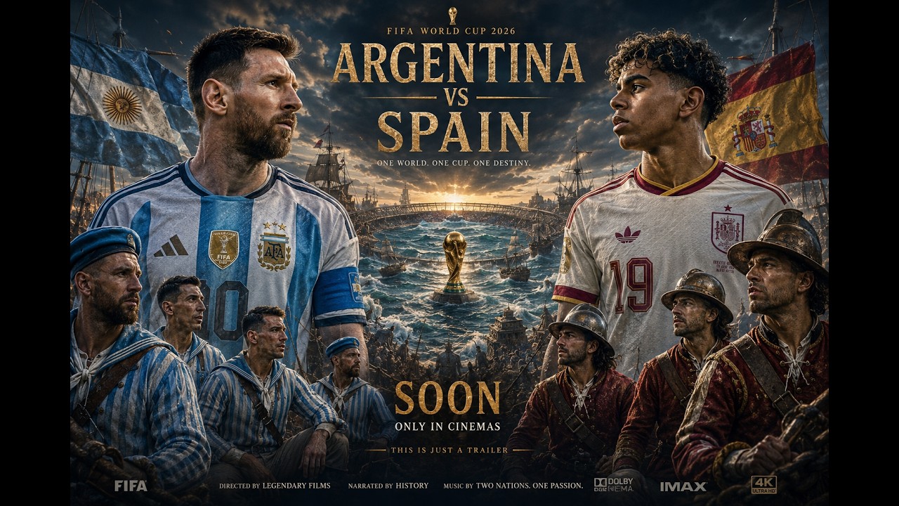 🛡️⚔️ SPAIN vs ARGENTINA &mdash; Who Will Win? | World Cup 2026 FINAL (Cinematic AI Battle)