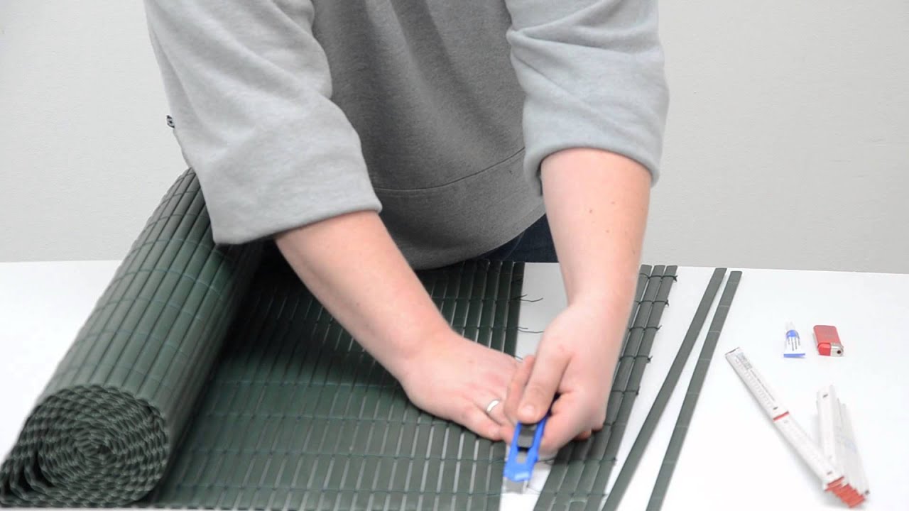 PVC Sichtschutzmatte Balkon Windschutz Sichtschutz Gartenzaun Anleitung