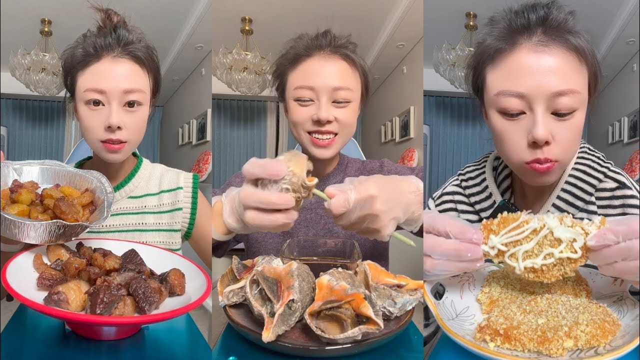 Giant Conch 🐚 + Crispy Pork 🍖 + Huge Fried Cutlet 😋