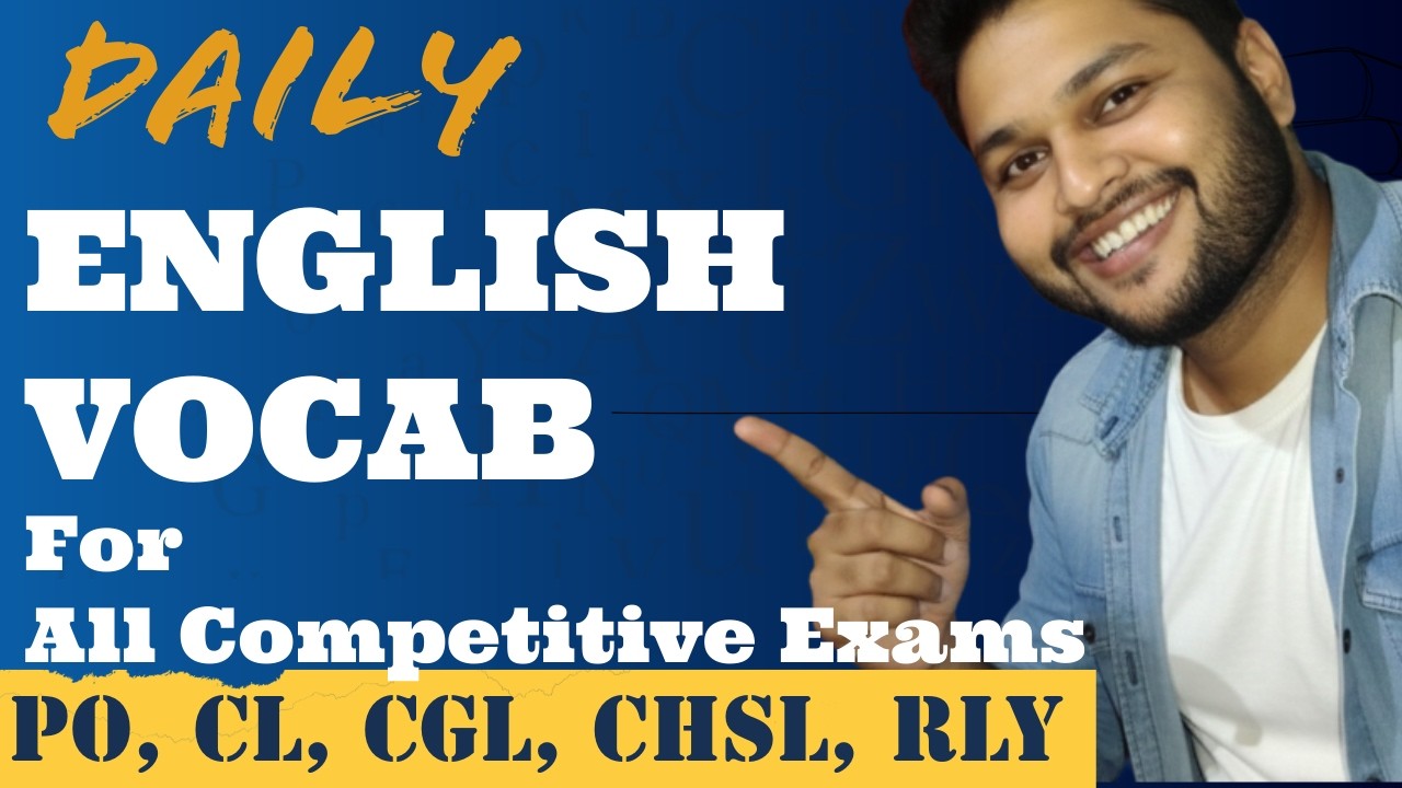 English Vocabulary Builder | FOR ALL COM EXAMS with @edudeep_11 | #english #englishlanguage