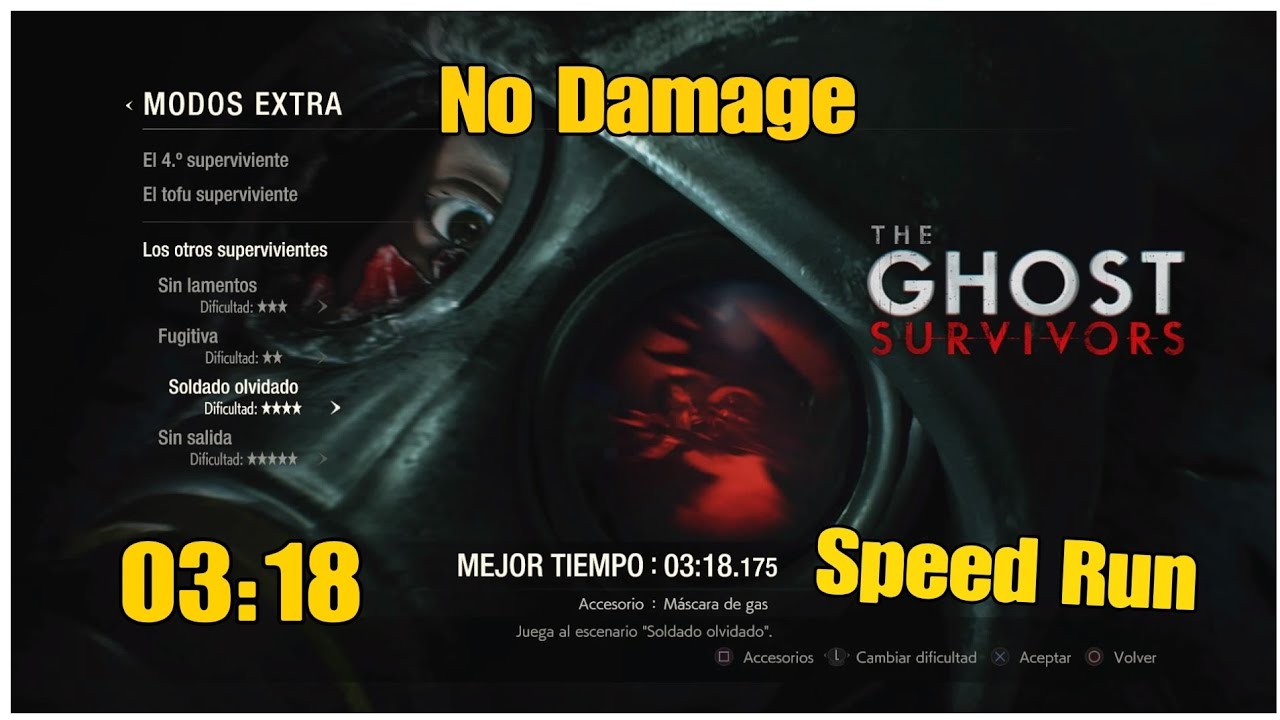 RESIDENT EVIL 2 REMAKE [DLC] Ghost Survivors SOLDADO OLVIDADO Speed Run (NO Damage)