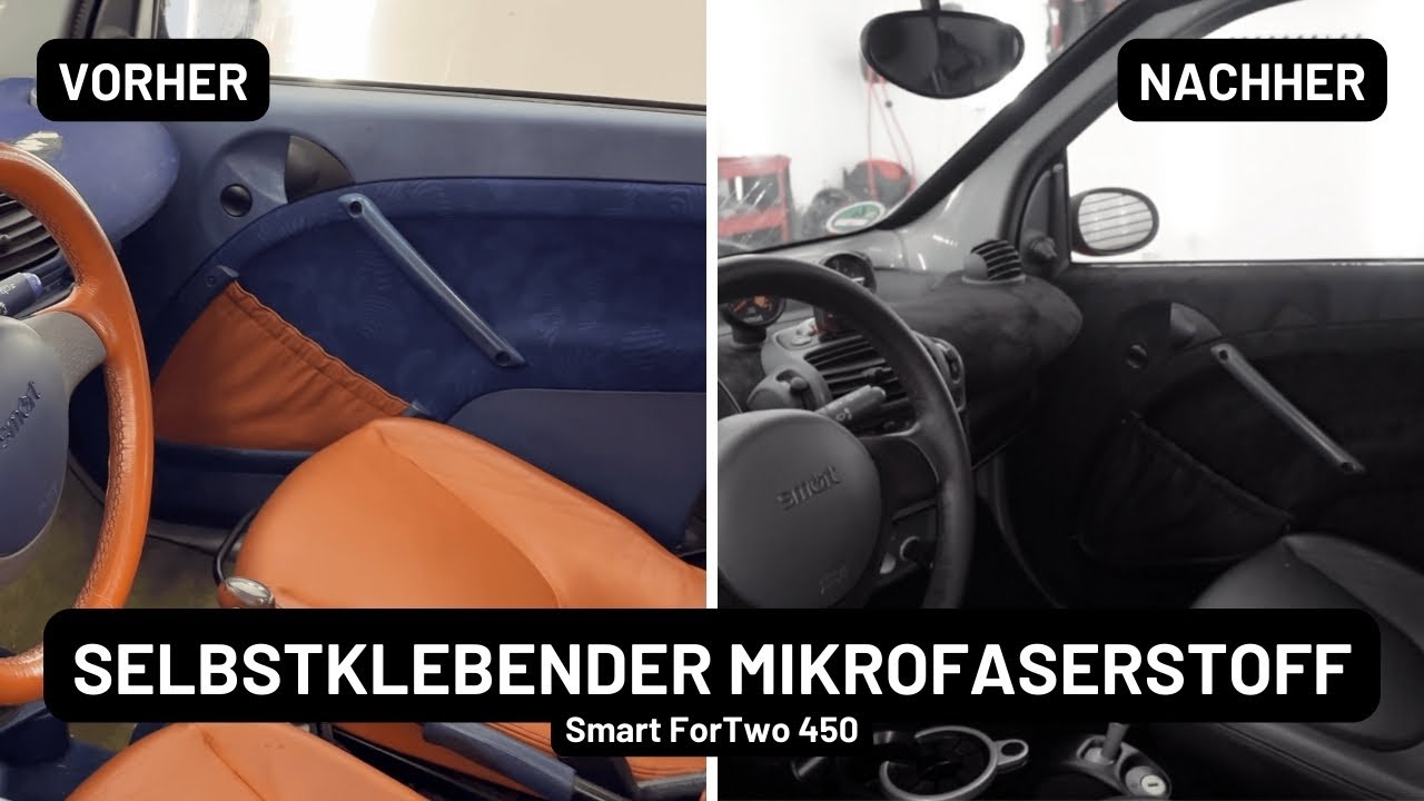 SMART Innenraum Transformation mit Selbstklebenden Mikrofaserstoff