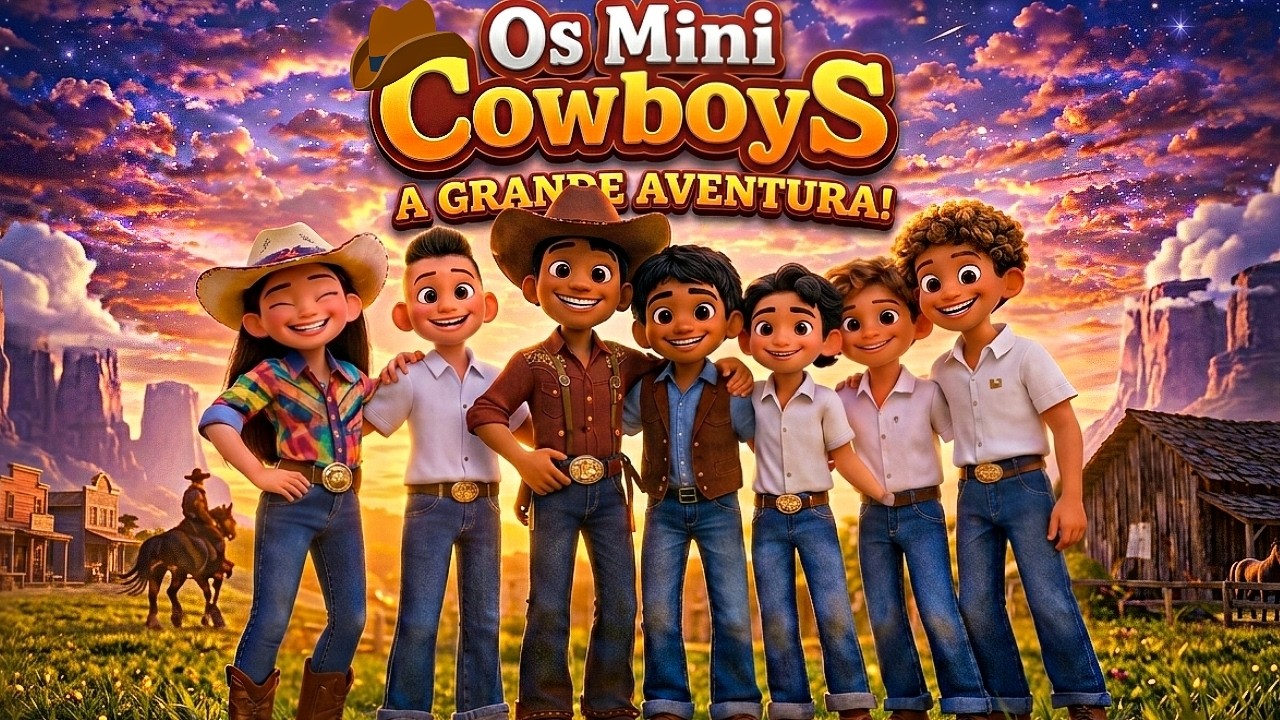 Os Mini Cowboys 🤠 | Música Infantil de Cowboy