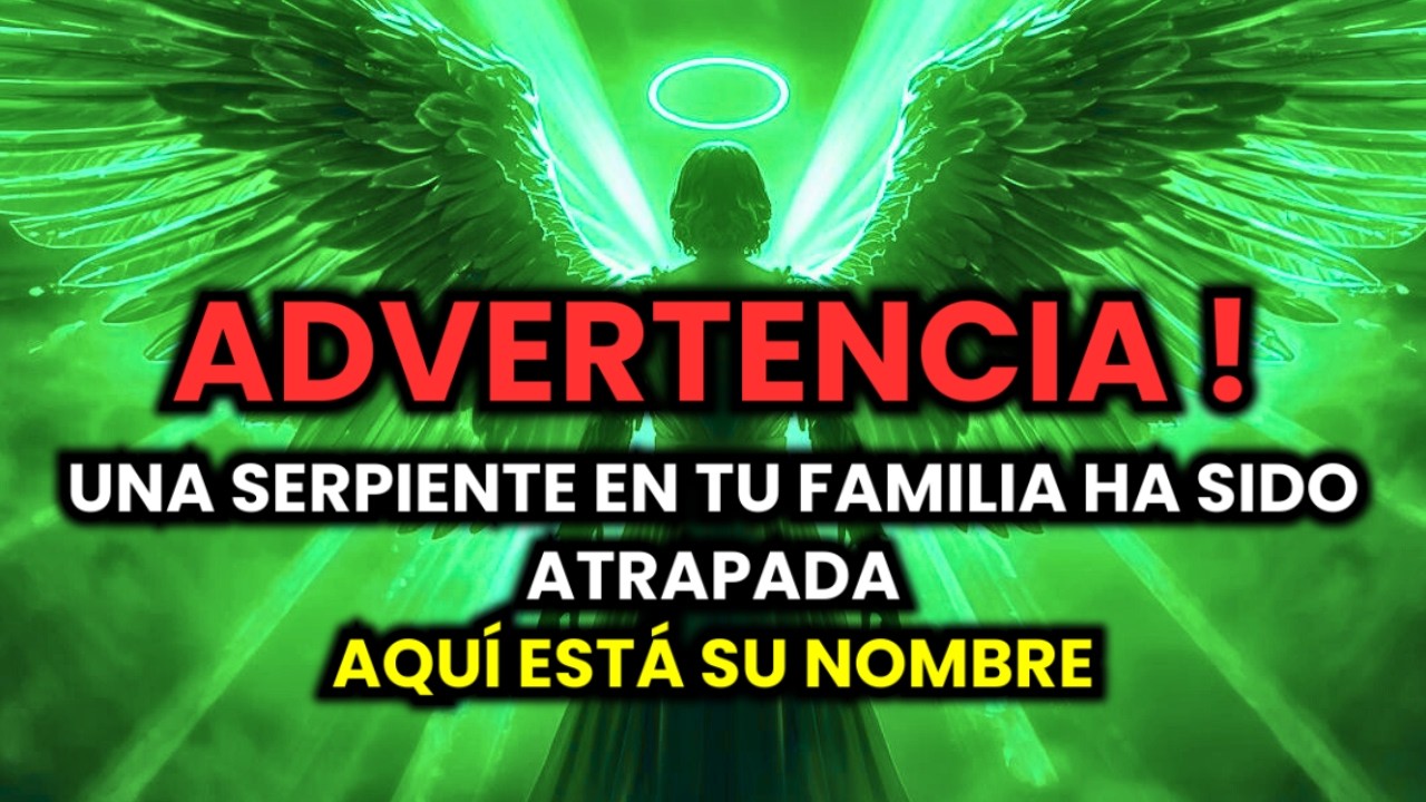 🔴 SOLO QUEDAN 2 MINUTOS — EL ARCÁNGEL MIGUEL DICE: UNA SERPIENTE EN TU FAMILIA FINALMENTE HA SIDO…