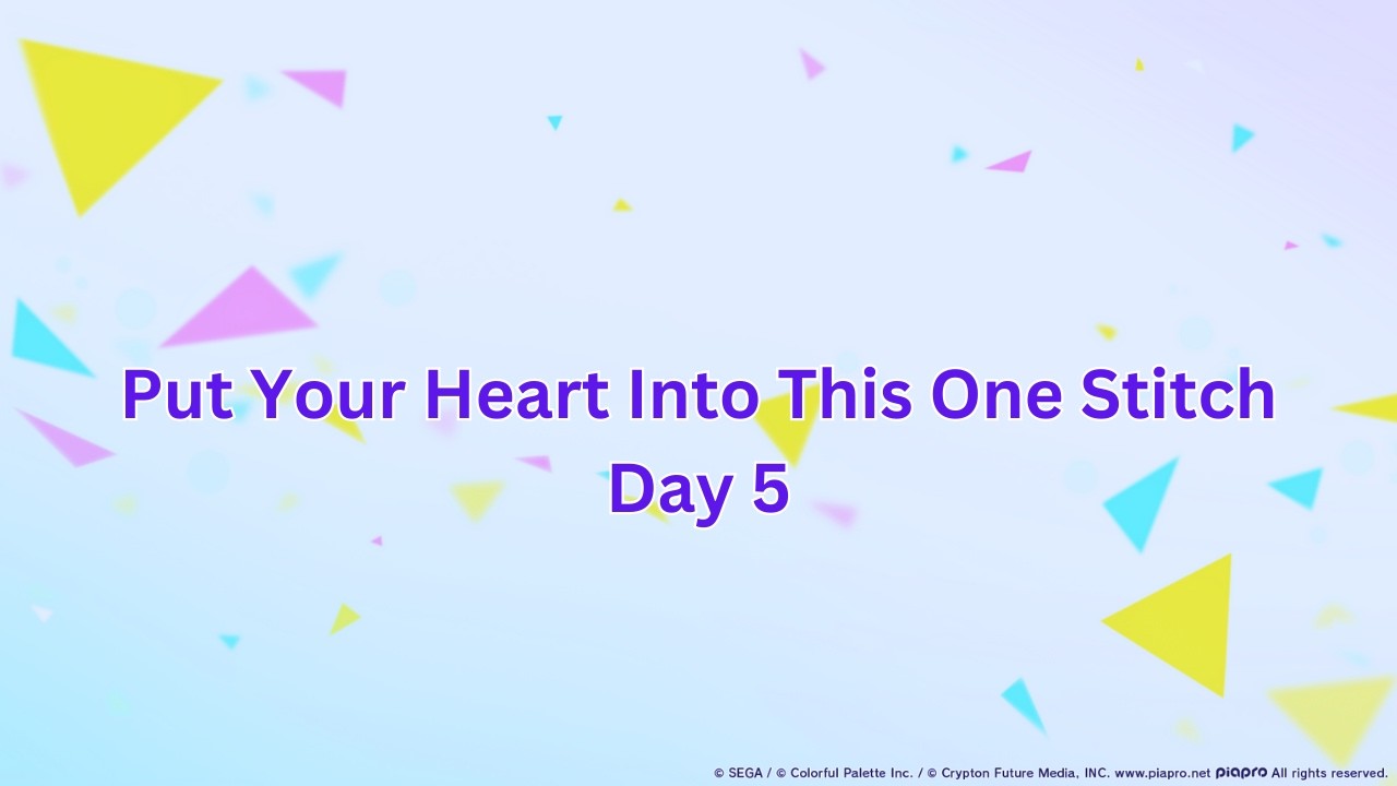 Warmth in Every Stitch Day 5 - Colorful Stage EN Events - The Gaming Puppy