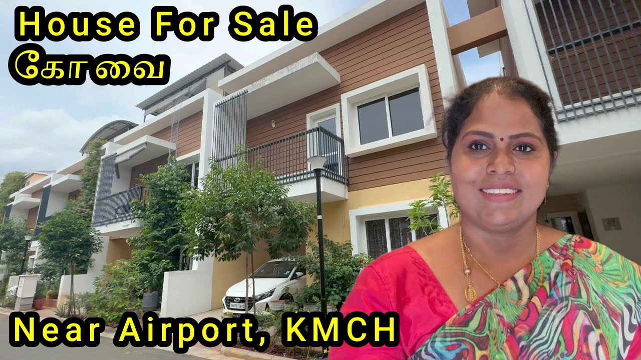 House for Sale in Coimbatore, Gated Community, Near Airport, Avinashi Road, KMCH & Kalapatti.