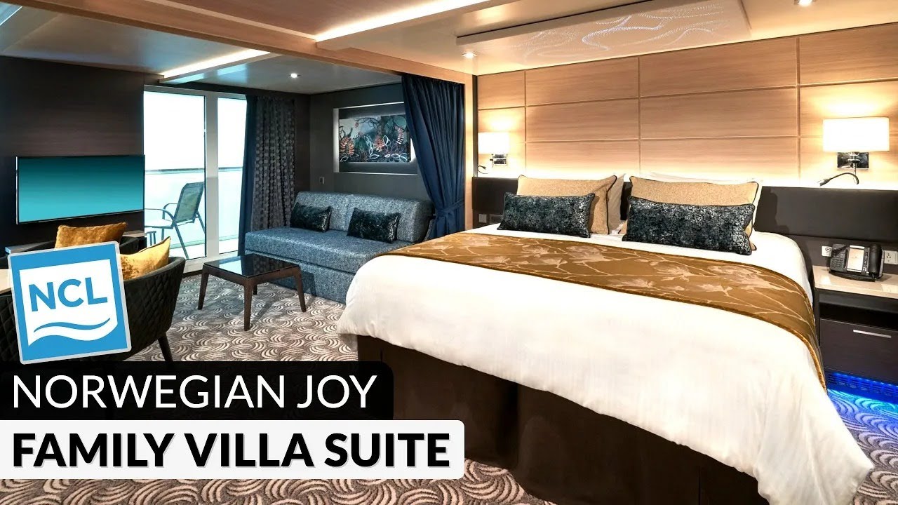 Norwegian Joy | Обзор и экскурсия по семейной вилле Haven Family Villa Suite с балконом 4K | Кате...