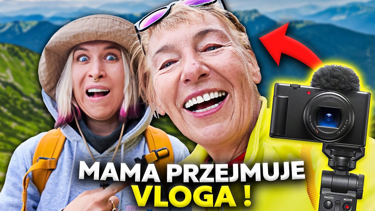 MOJA MAMA NAGRYWA VLOGA w SZWAJCARII ! 😂  | Agnieszka Grzelak Vlog